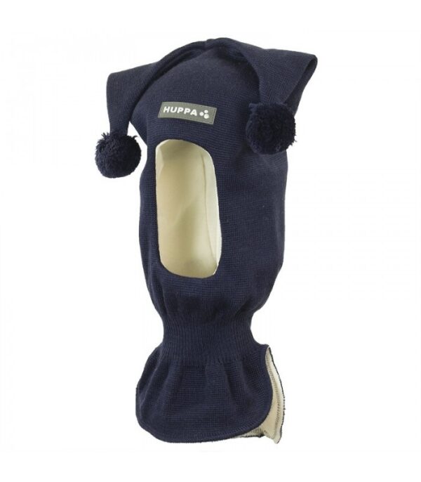 Laste kootud sallmüts COCO 3 85070300 00086-tumesinine XS  Huppa