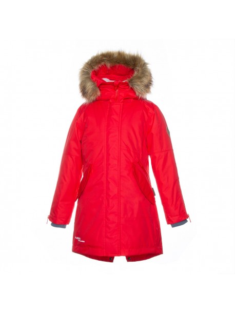 PARKA VIVIAN tüdrukule 1249020 200G SOOJUSTUS 70004-punane HUPPA