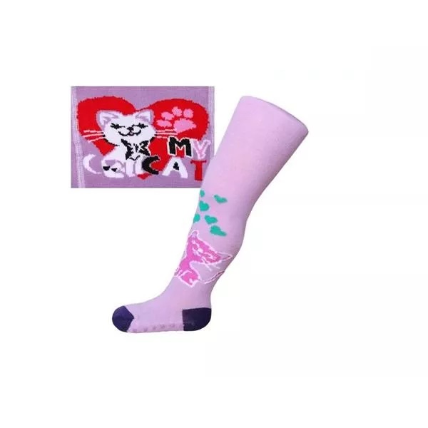 EURO CALZA ABS STOPPERITEGA SUKKPÜKSID 68-74CM Lilla My Cat