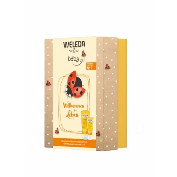 Weleda saialille kinkekomplekt beebile dushikreem + beebikreem tsingiga