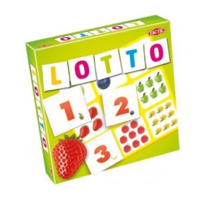 Tactic lauamäng Numbrite ja puuviljadega Loto