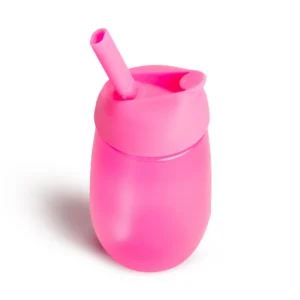 Munchkin joogipudel kõrrega Simple Clean 296ml roosa