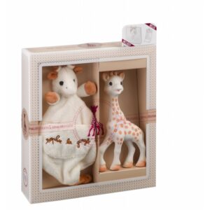 VULLI kinkekomplekt Sophie la Girafe + kaisukas 1+kuud