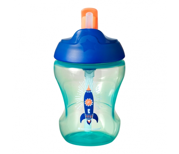 Tommee Tippee Easy Drink Straw kõrrega 7+kuud 230ml poisile rakett 447155