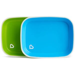 Munchkin Splash Plates taldrikud 2tk roheline/sinine