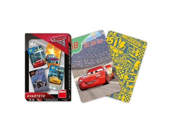 Dino mängukaardid Kvartett Cars II