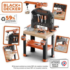 Smoby B&D Bricolo ehituskomplekt 87 tk
