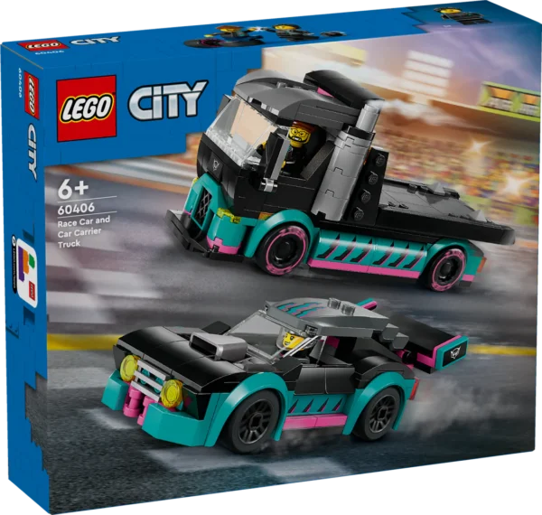 LEGO City Võidusõiduauto ja autoveok 6+aastasele