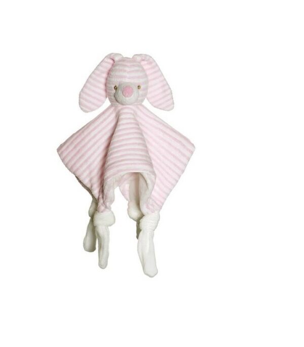 Teddy Baby kaisutekk Roosa/valge jänku