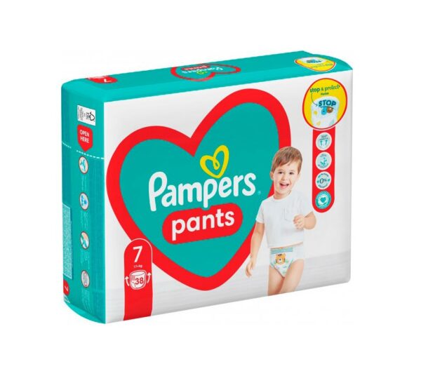 Pampers Pants N7  17+kg JP mähkmepüksid 38tk