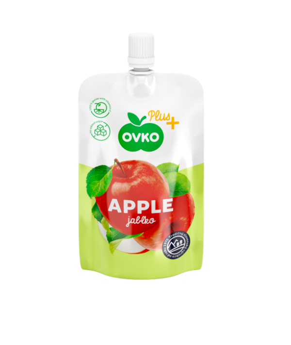 OVKO Plus+ beebitoit  õunapüree 2x120g 6+kuust (1tuub-1,45eur)