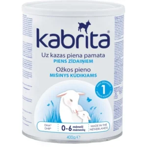 Kitsepiimal põhinev, kergelt seeduv piimasegu KABRITA1 0 kuni 6 kuud 400g