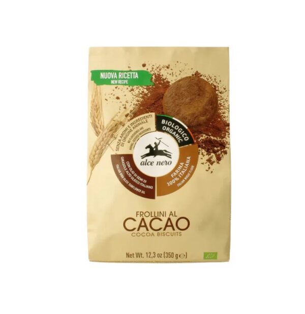 Kakaoküpsised, ökoloogilised 350g Alce Nero