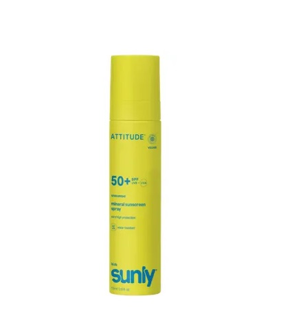 Päikesekaitsesprei lastele SPF50, lõhnatu Attitude