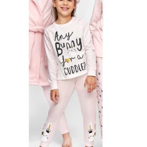 Pidzaama Little Kids Roosa Any Bunny for a Cuddle? (92/98-122/128cm) Vali suurus!!!