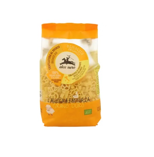 Täistera nisu ja kikerherne makaronid, ökoloogilised 250g Alce Nero