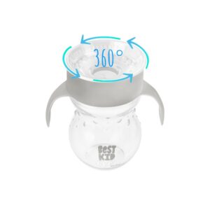 AKUKU 360 harjutustass 270ML sangadega 9+kuud Best Kid Ever