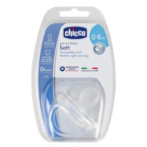 Chicco Physio Soft täissilikoonist rõngas-närimislutt 0-6kuud