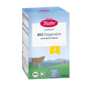 Töpfer LACTANA BIO 2 piimasegu imikutele alates 6. elukuust, ökoloogiline 600g