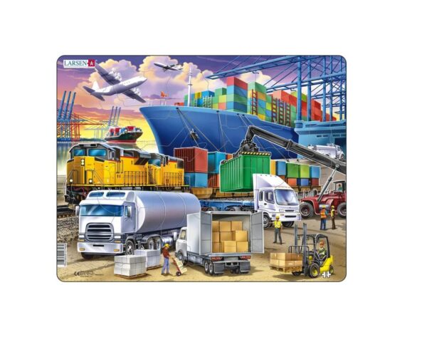 Papist puzzle 37-osaline Transpordivahendid US44 Larsen