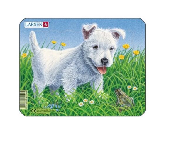 Papist puzzle 6-osaline Koerad,kassid 2+aastasele  MINI 13 Valge kutsu