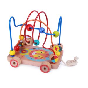 Lucy&Lee Haridusmotoorika – põimitud lõvi Lion Pull Toy