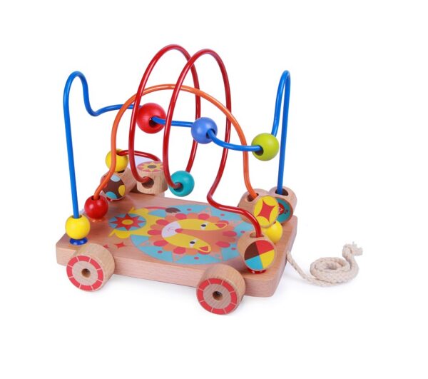 Lucy&Lee Haridusmotoorika – põimitud lõvi Lion Pull Toy