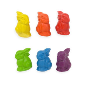 Ökonorm Mesilasvahast vahakriidid Jänku Buni 6tk (kollane, punane, oranž, kollane-roheline, helesinine, violetne)