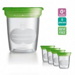 MAM rinnapiima säilitustops kaanega 120ml (5tk pakis)