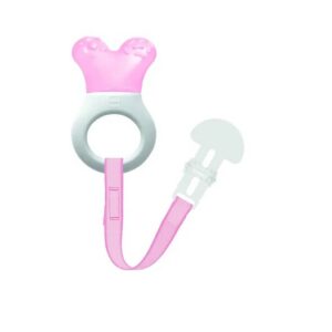 MAM Mini Cooler &Clip närimisrõngas+kinnituspael klambriga heleroosa 2+kuud