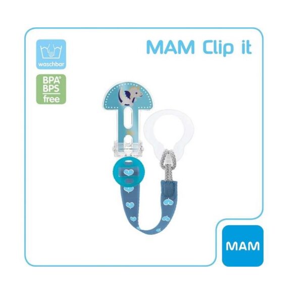 MAM LUTIHOIDJA Läbipaistev Sinine Ükssarv Clip It!!