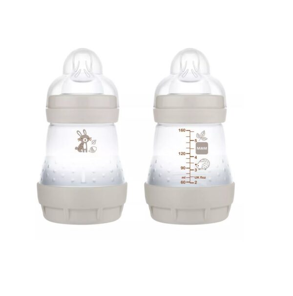 MAM ULTIVENT 80% Anti-Colic LUTIPUDEL 160ML 0+KUUD Hall Jänku 1tk