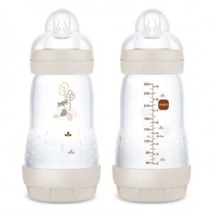 MAM ULTIVENT 80% Anti-Colic LUTIPUDEL 260ML 0+KUUD Beez rebane puude all