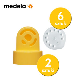 Klapp (kollane) 2tk + 6tk membraani (valge) Medela