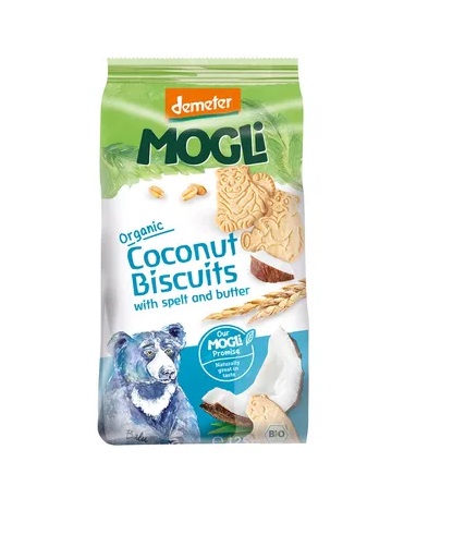 Mogli Kookospähkli küpsised spelta ja võiga, biodünaamilised 125g