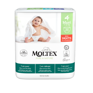 Moltex Pure&Nature Maxi püksmähkmed N4 (7-12kg) 22tk
