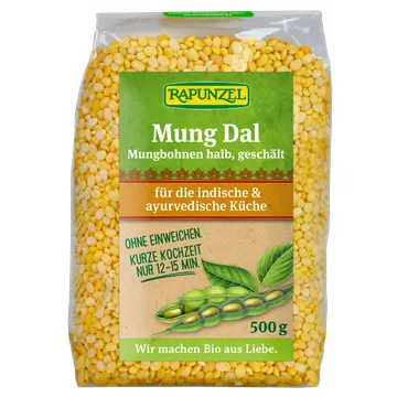 Rapunzel poolitatud kooritud mungoad, ökoloogiline Rapunzel 500g