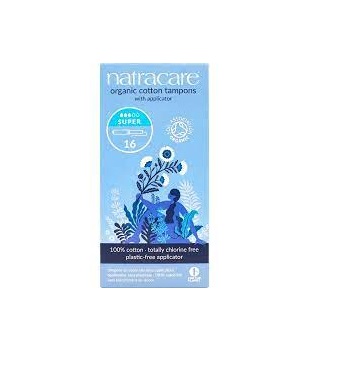 Natracare tampoonid Super, aplikaatoriga 16tk