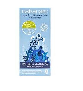 Natracare tampoonid Regular, aplikaatoriga 16tk