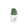nip® Cherry Green laia kaelaga klaasist lutipudel, koolikutevastane ja aeglase vooluga (vanusele 0+) toon Green 120ml – pilt 2