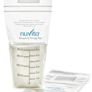 Nuvita rinnapiima säilitamis/kogumise kotid, 180ml 25tk