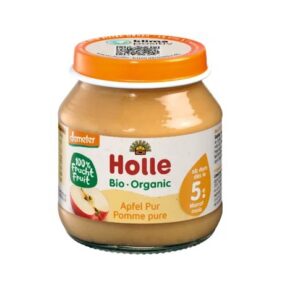 Holle õunapüree imikutele alates 5. elukuust, biodünaamiline 3x125g (1purk-1,50eur)