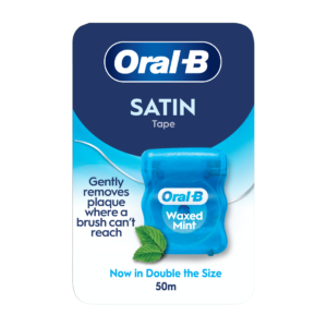 Oral-B Satin Tape Mint Vahatatud Hambaniit 50m