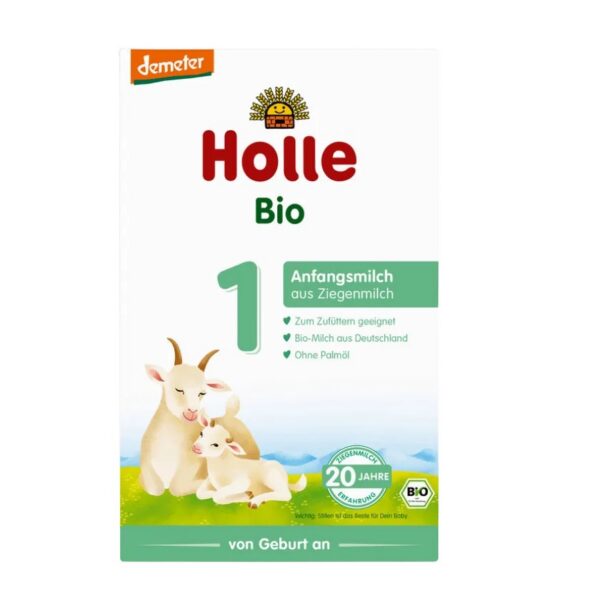 Kitsepiimapulber beebidele alates sünnist biodünaamiline 6x400g Holle (1pakk-20,20eur)