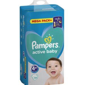 Pampers Active Baby Mähkmed N4+ 120tk 10kg-15kg