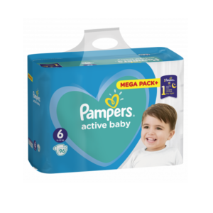 Pampers Active Baby Mähkmed N6 96tk 13kg-18kg
