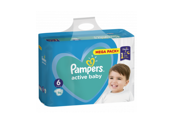 Pampers Active Baby Mähkmed N6 96tk 13kg-18kg
