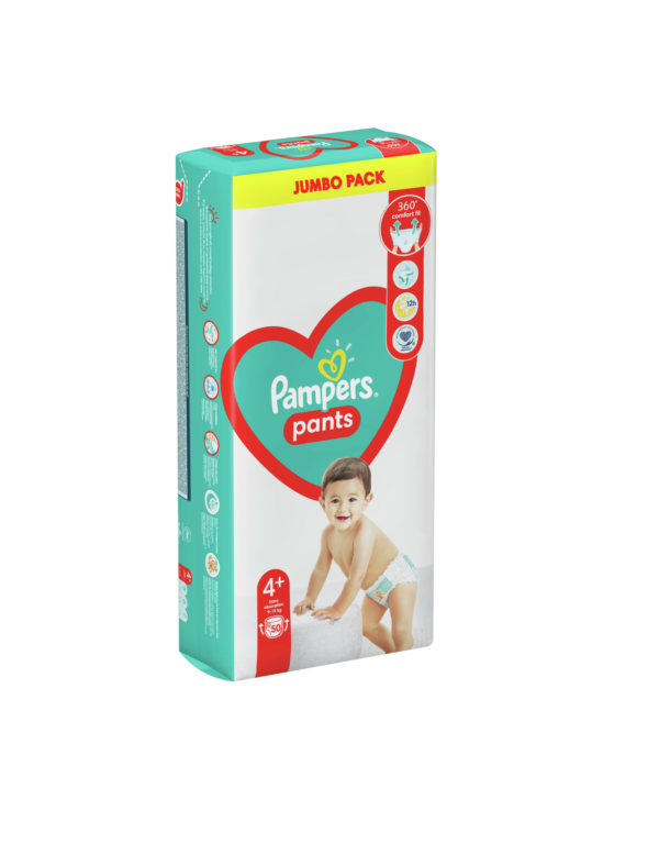 Pampers püksid N4+ 9-15kg JP 50tk