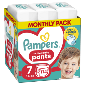 Pampers Pants N7 17+kg JP mähkmepüksid 114tk
