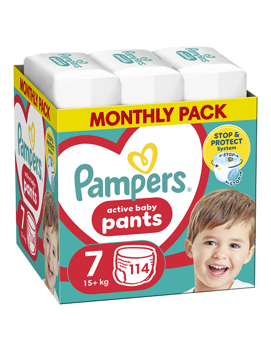 Pampers Pants N7  17+kg JP mähkmepüksid 114tk